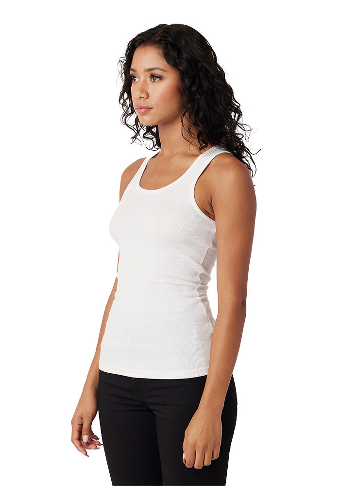 Women's Fitted 2x1 Rib Tank