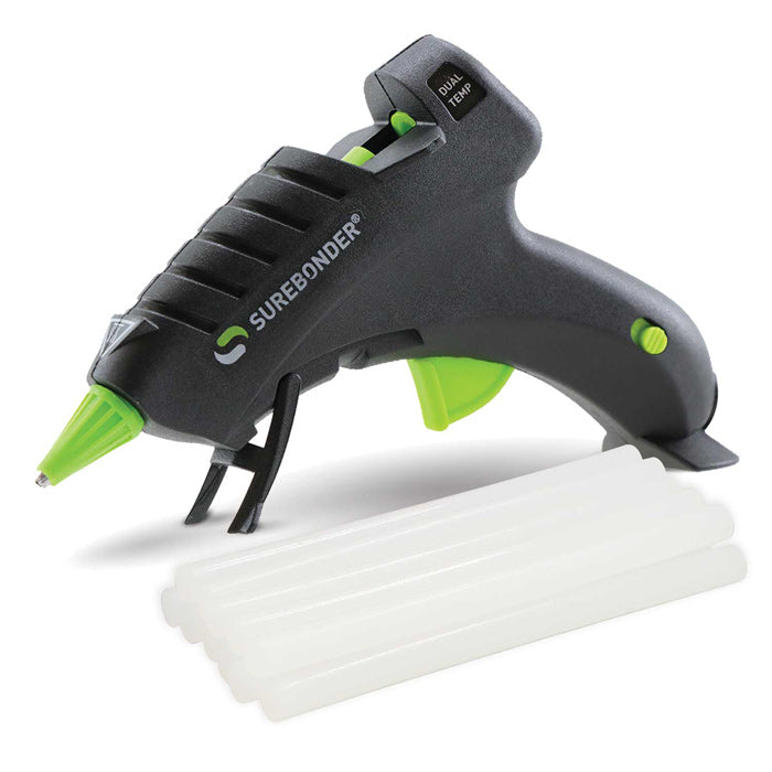 Mini Dual Temperature Hot Glue Gun with 12 Mini Glue Sticks