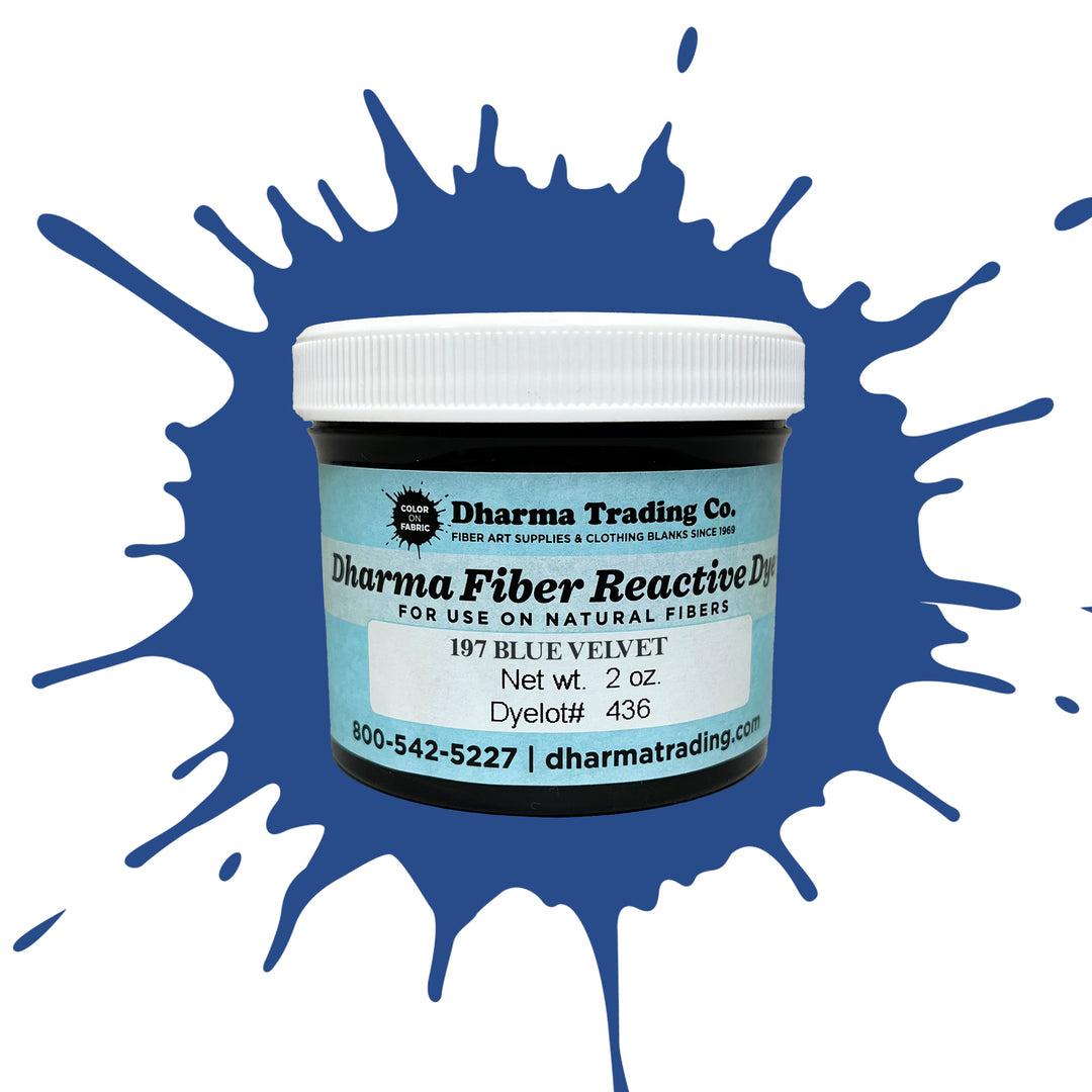 Dharma Fiber Reactive Procion Dye: 197 Blue Velvet - Blue 81