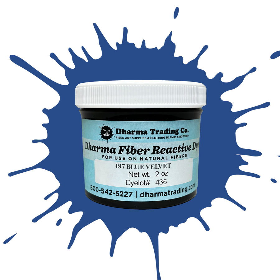 Dharma Fiber Reactive Procion Dye: 197 Blue Velvet - Blue 81