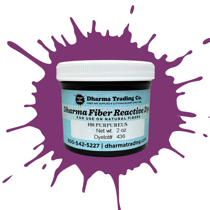 Dharma Fiber Reactive Procion Dye: 198 Purpureus - Violet 12