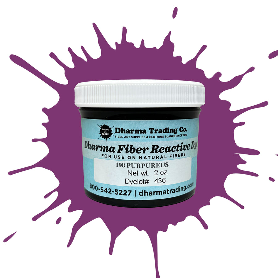 Dharma Fiber Reactive Procion Dye: 198 Purpureus - Violet 12