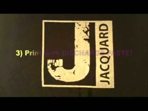 Jacquard Screen Ink Discharge