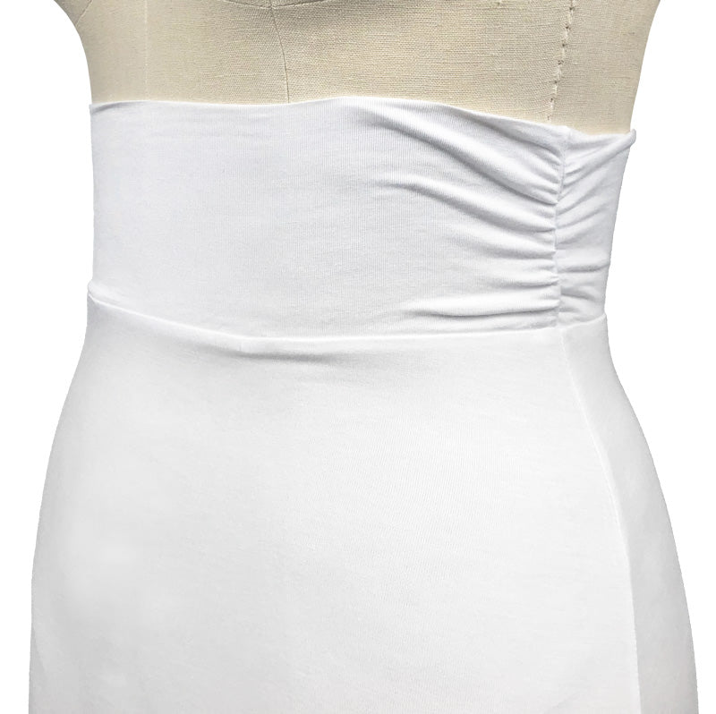 Ruched Waist Maxi Skirt