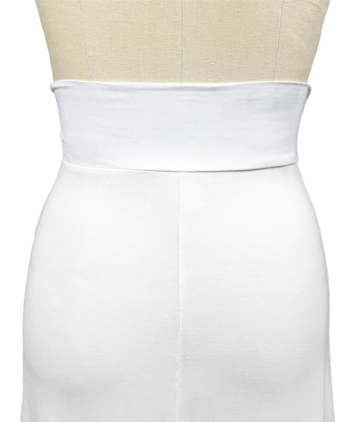 Ruched Waist Maxi Skirt