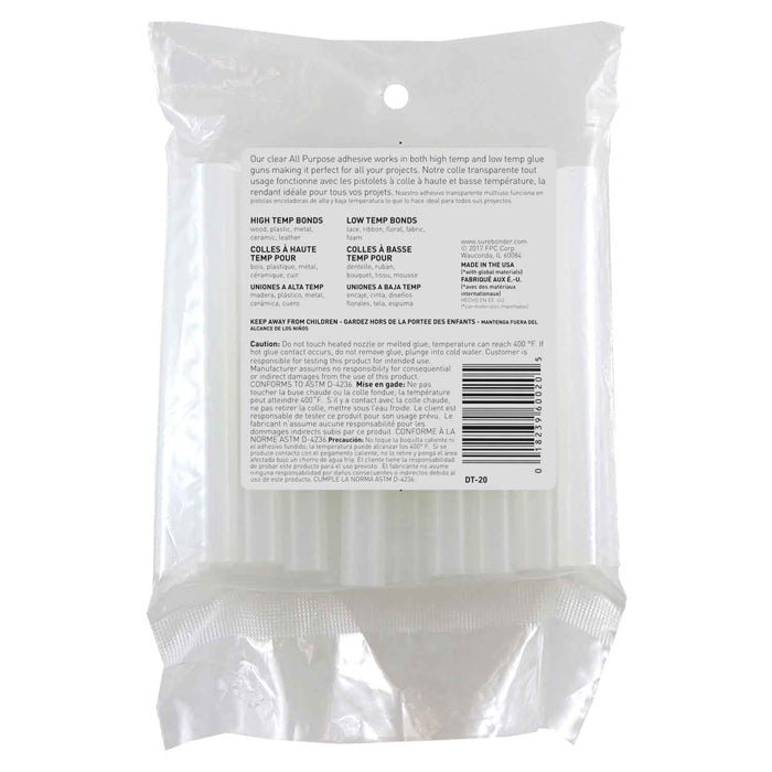 All Purpose / All Temperature 4" Standard Glue Sticks