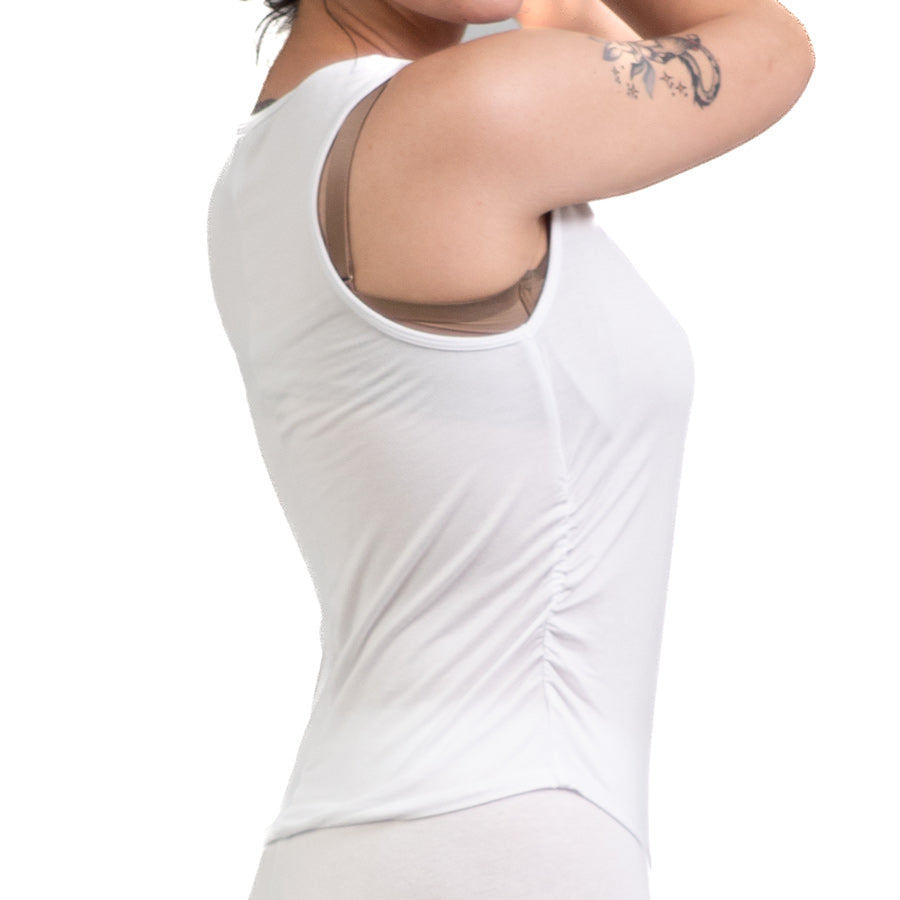 Shirred Sided Tank Top