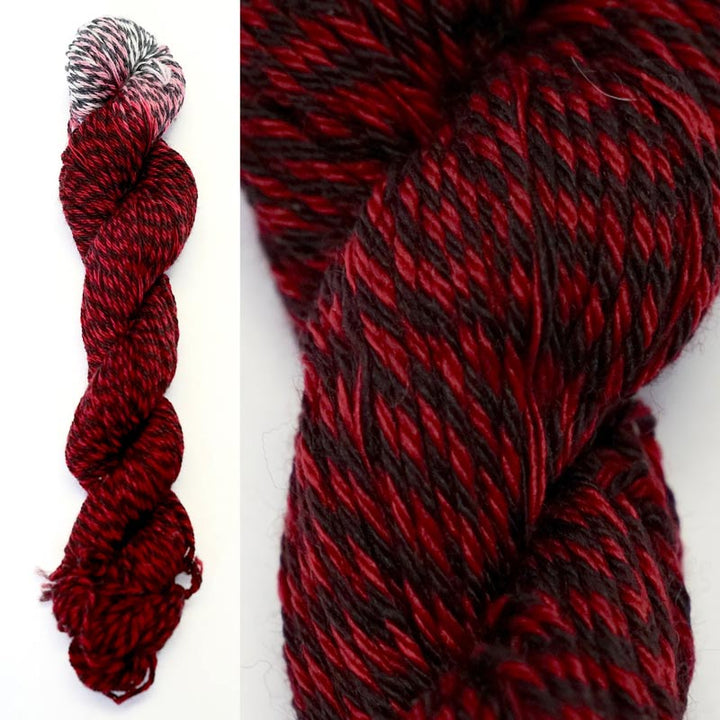 Dyed example dyed using Dharma Acid Dye (DAD) #454 Poinsettia