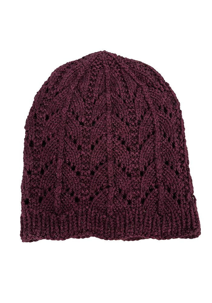 Dyed and knitted by Carmen using DAD #458 Cabernet