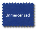 Unmercerized