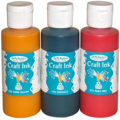 Dr. Martin's Craft Fabric Stamping Ink 2oz. Bottles