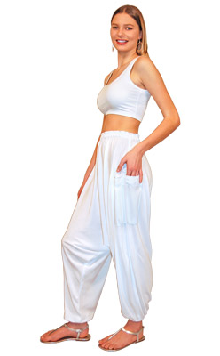 Harem Pants with Leg Pocket