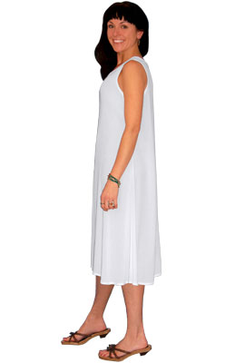 Rayon swing dress clearance