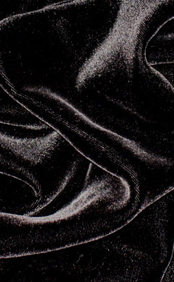 Black Silk Velvet 18% Silk/82% Rayon 45