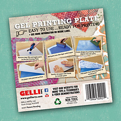 Gelli Arts Gel Printing Plates 10 Pack 5 x 5