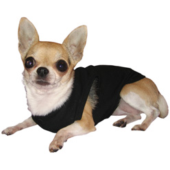 Doggie Skins Baby Double Needle Ribbed Neck For Breeds Bottom Rib Tank 3902 