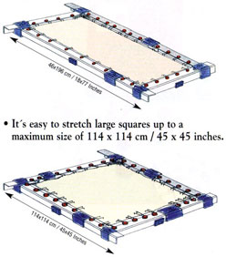 Adjustable Stretcher Bars, Square Stretcher Bars