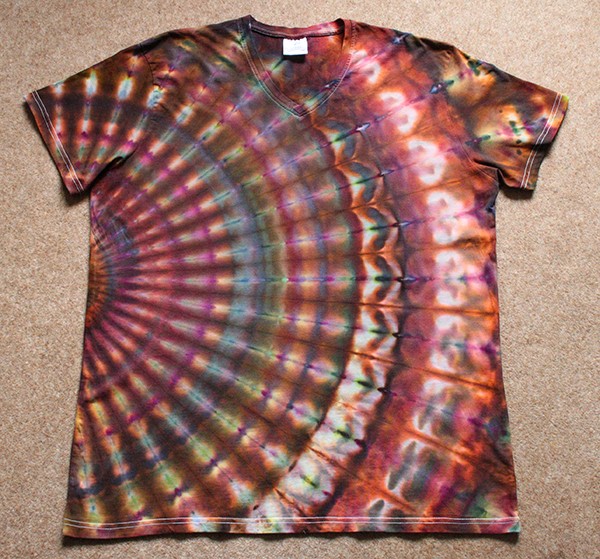 23 tie dye patterns and techniques, Gathered
