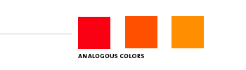 Analogous color example