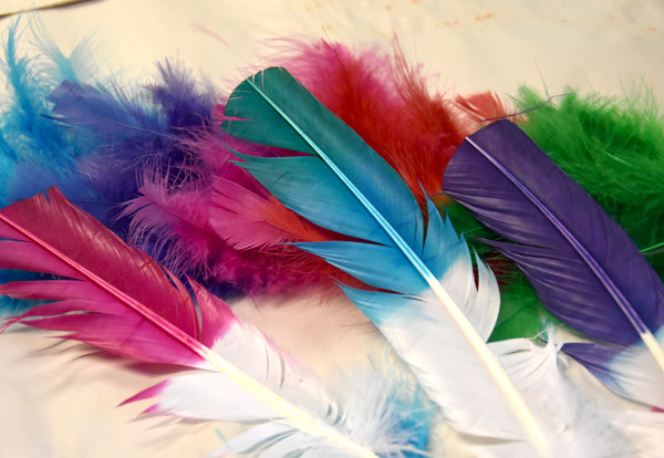 Jacquard Acid Dyes Color Chart for Feathers