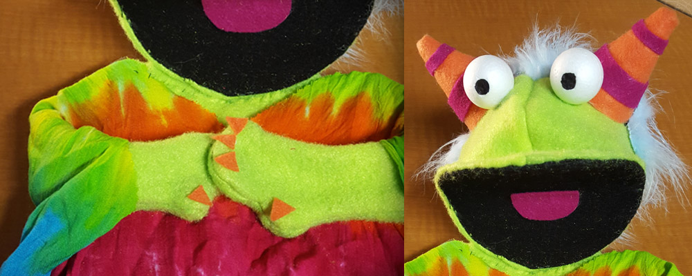 Puppet Fleece Monster